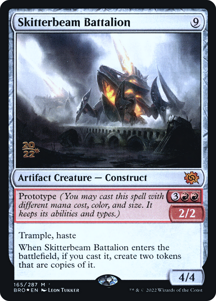 Skitterbeam Battalion (PRE-165) - The Brothers' War Promos Foil