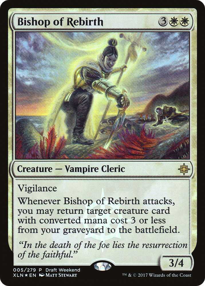 Bishop of Rebirth (Draft Weekend) (LARP-005) - Ixalan Promos Foil
