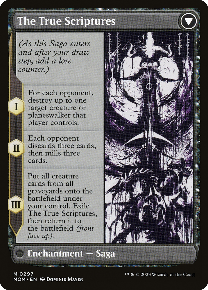 Sheoldred (Showcase) (MOM-297) - March of the Machine: (Showcase) (Borderless) Foil