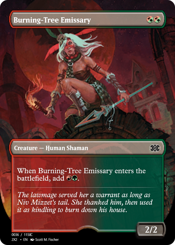 Burning-Tree Emissary (PRM-102285) - Magic Online Promos Foil
