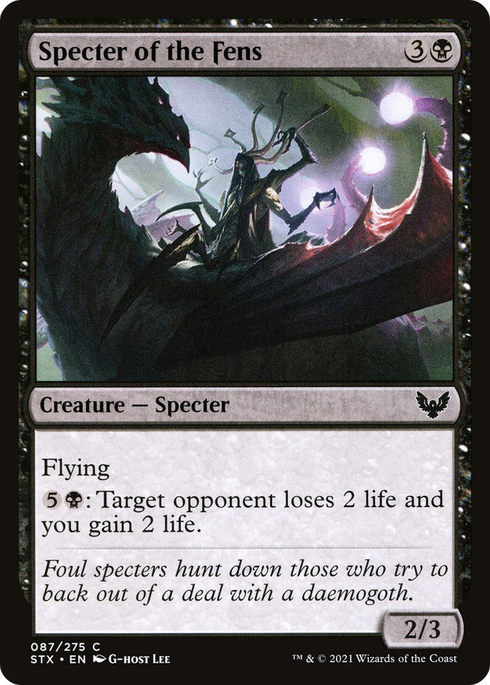 Specter of the Fens (STX-087) - Strixhaven: School of Mages