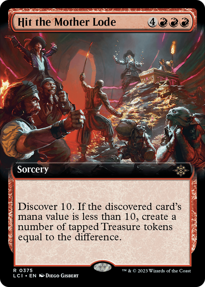 Hit the Mother Lode (Extended Art) (LCI-375) - The Lost Caverns of Ixalan: (Extended Art) Foil
