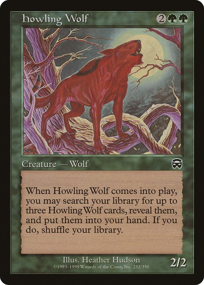 Howling Wolf (MMQ-252) - Mercadian Masques