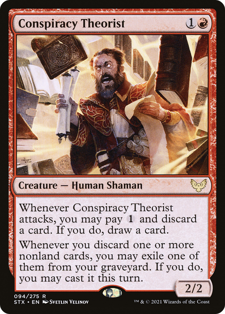 Conspiracy Theorist (STX-094) - Strixhaven: School of Mages Foil