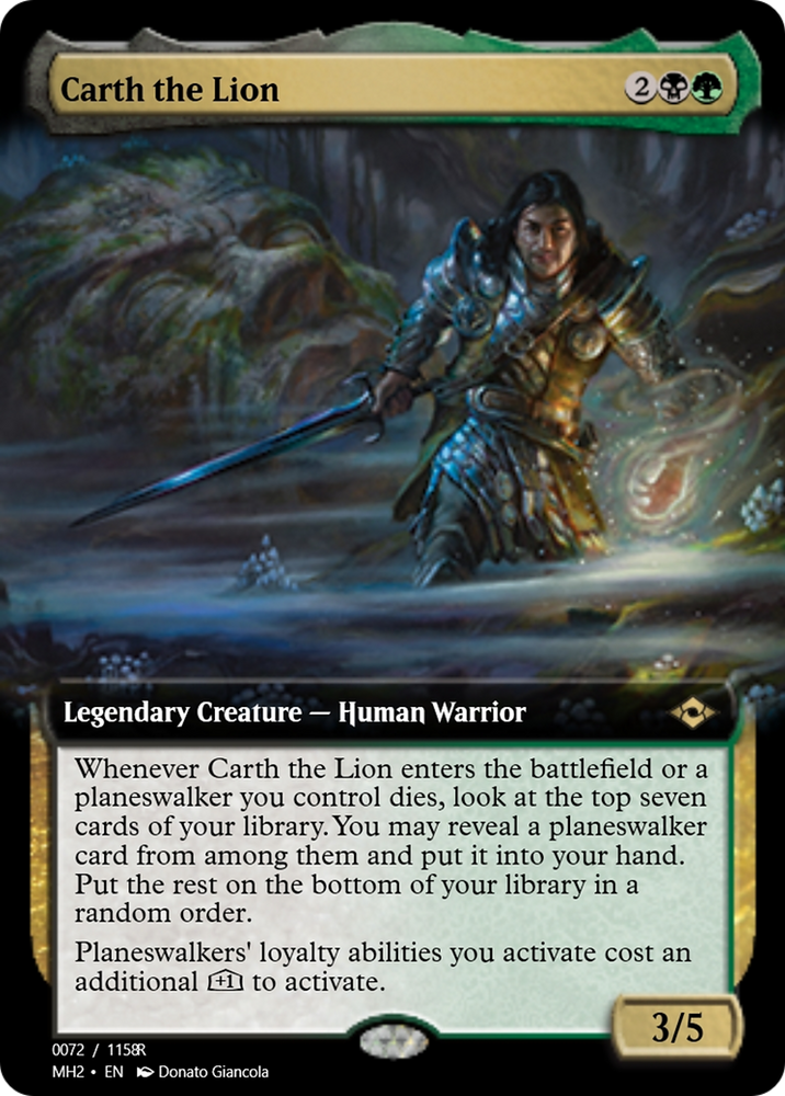 Carth the Lion (PRM-91345) - Magic Online Promos