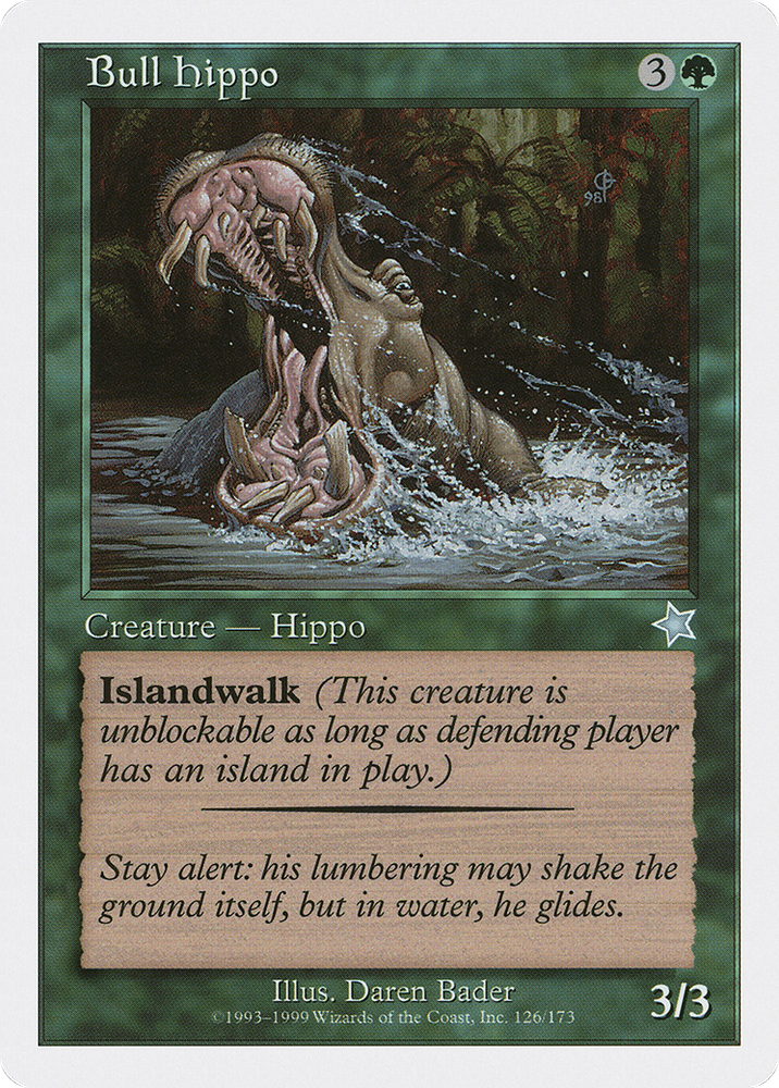 Bull Hippo (S99-126) - Starter 1999