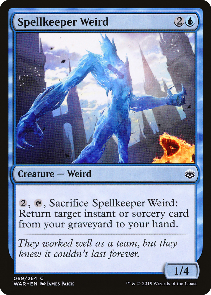 Spellkeeper Weird (WAR-069) - War of the Spark Foil