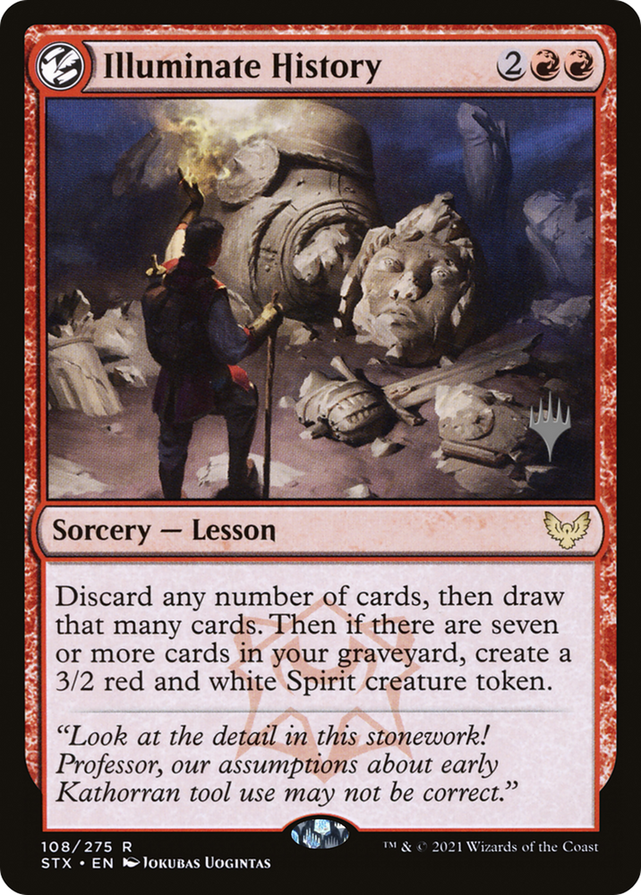 Illuminate History (PPSTX-108) - Strixhaven: School of Mages Promos: (lesson)