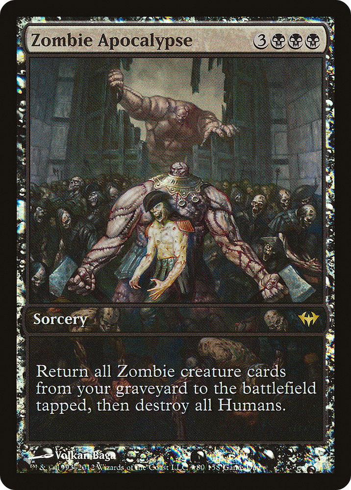 Zombie Apocalypse (GAME-080) - Dark Ascension Promos Foil