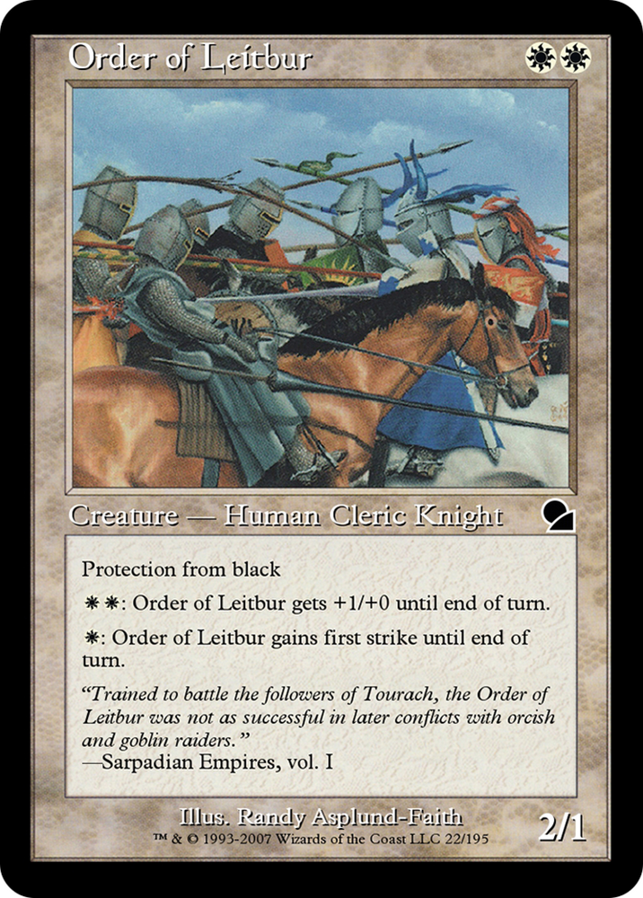 Order of Leitbur (ME1-022) - Masters Edition