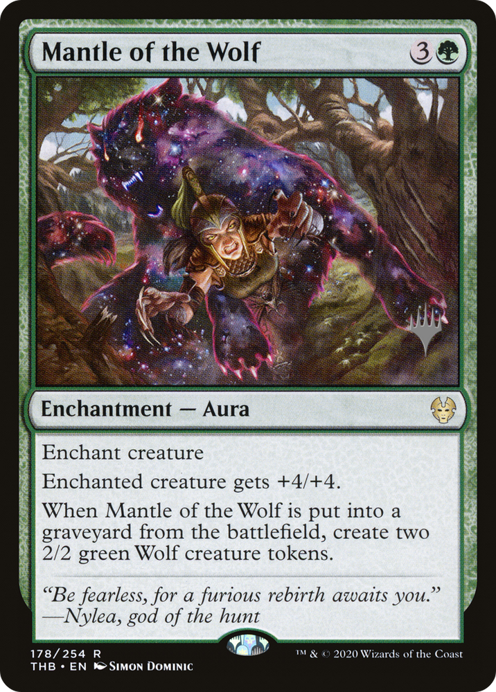 Mantle of the Wolf (PPTHB-178P) - Theros Beyond Death Promos