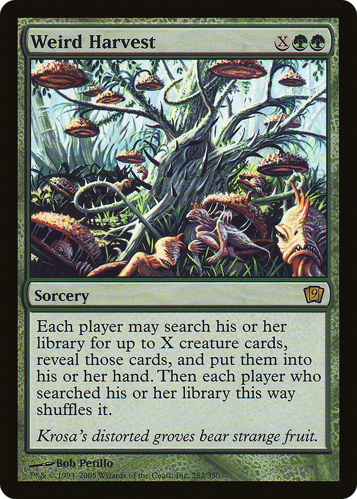 Weird Harvest (9ED-282★) - Ninth Edition Foil