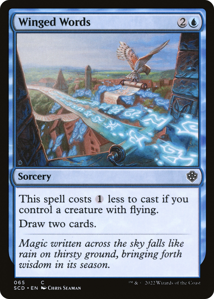 Winged Words (SCD-065) - Starter Commander Decks