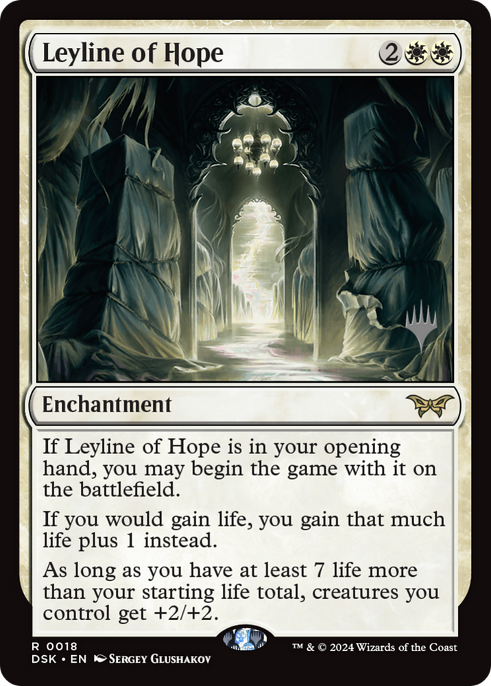 Leyline of Hope (PPDSK-018) - Duskmourn: House of Horror Promos