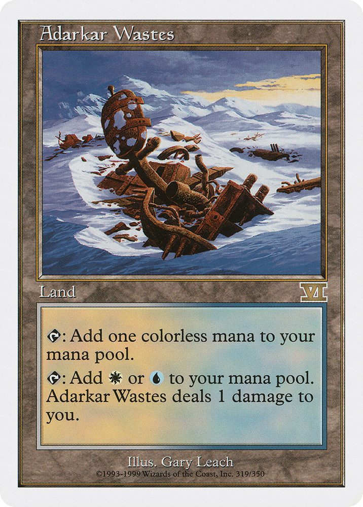 Adarkar Wastes (6ED-319) - Classic Sixth Edition