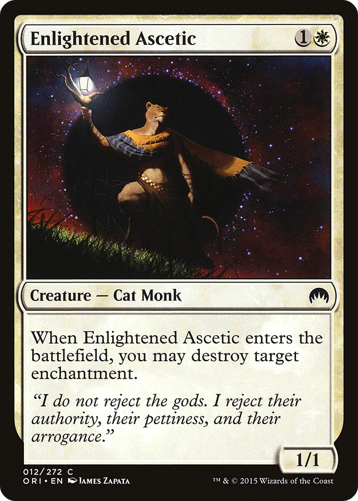 Enlightened Ascetic (ORI-012) - Magic Origins Foil