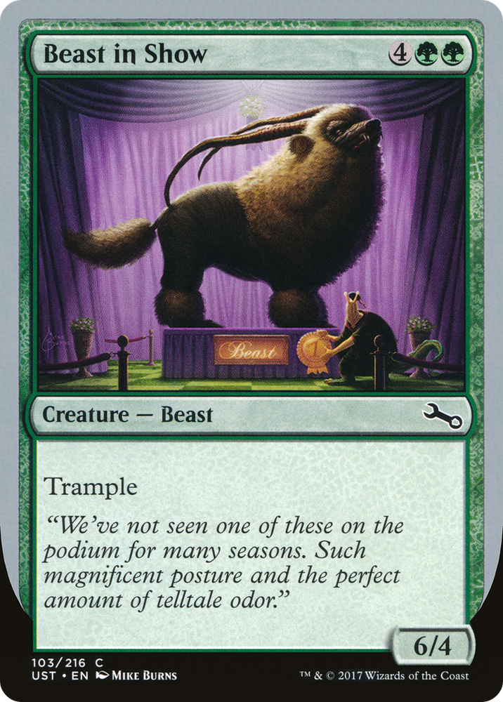 Beast in Show (B) (UST-103B) - Unstable Foil