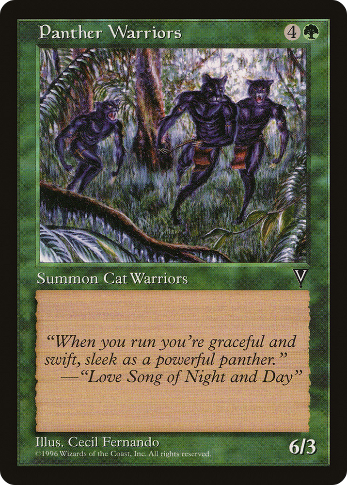 Panther Warriors (VIS-) - Visions