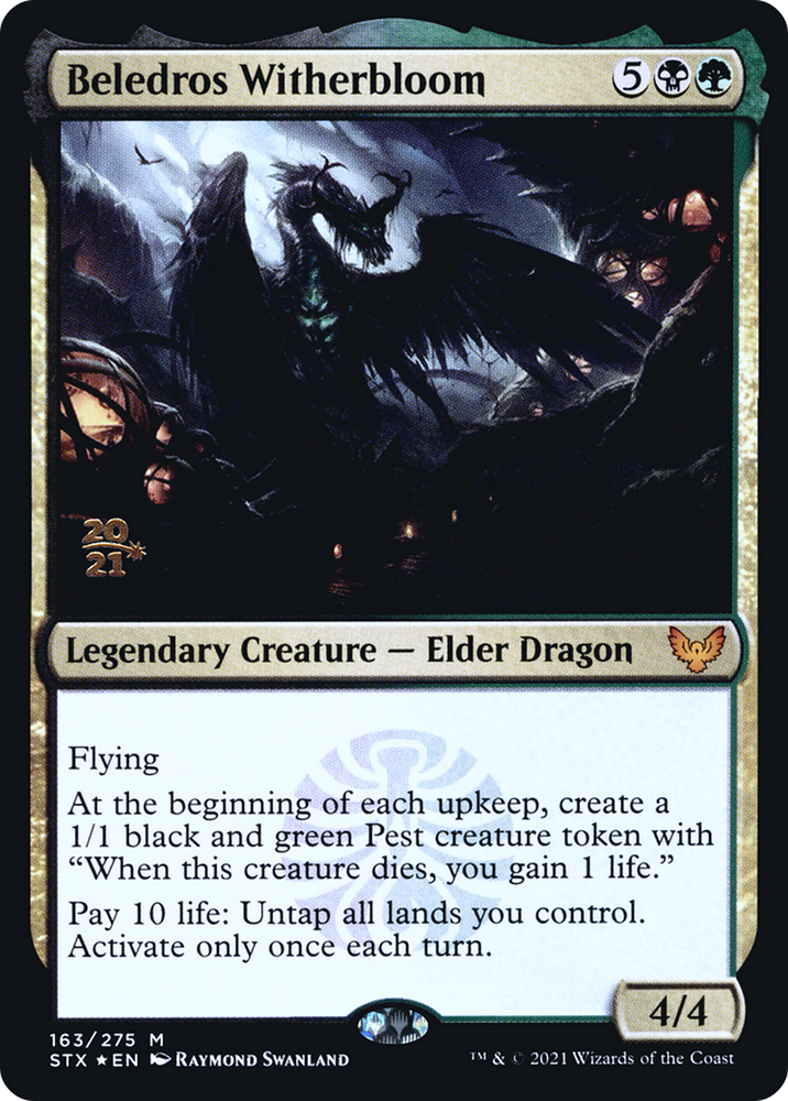 Beledros Witherbloom (PRE-163S) - Strixhaven: School of Mages Promos Foil