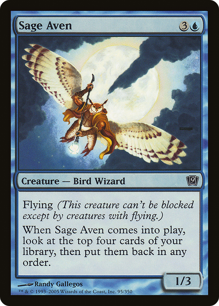 Sage Aven (9ED-95★) - Ninth Edition Foil