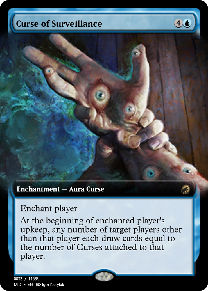 Curse of Surveillance (PRM-93944) - Magic Online Promos Foil