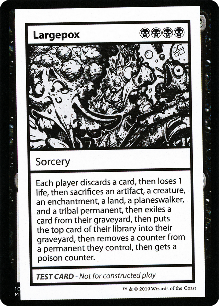 Largepox (No PW Symbol) (CMB1-044) - Mystery Booster Playtest Cards 2021