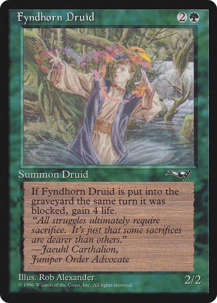Fyndhorn Druid (ALL-071) - Alliances