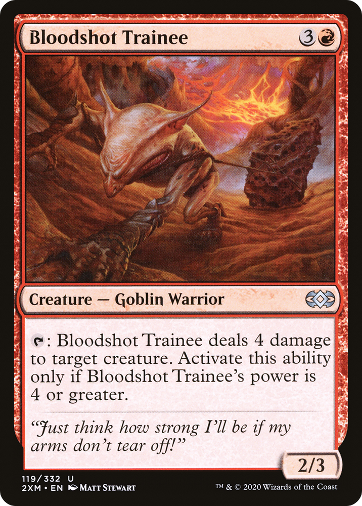 Bloodshot Trainee (2XM-119) - Double Masters Foil