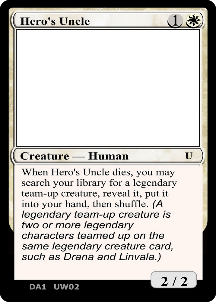Hero's Uncle (UNK-UW02B) - Unknown Event