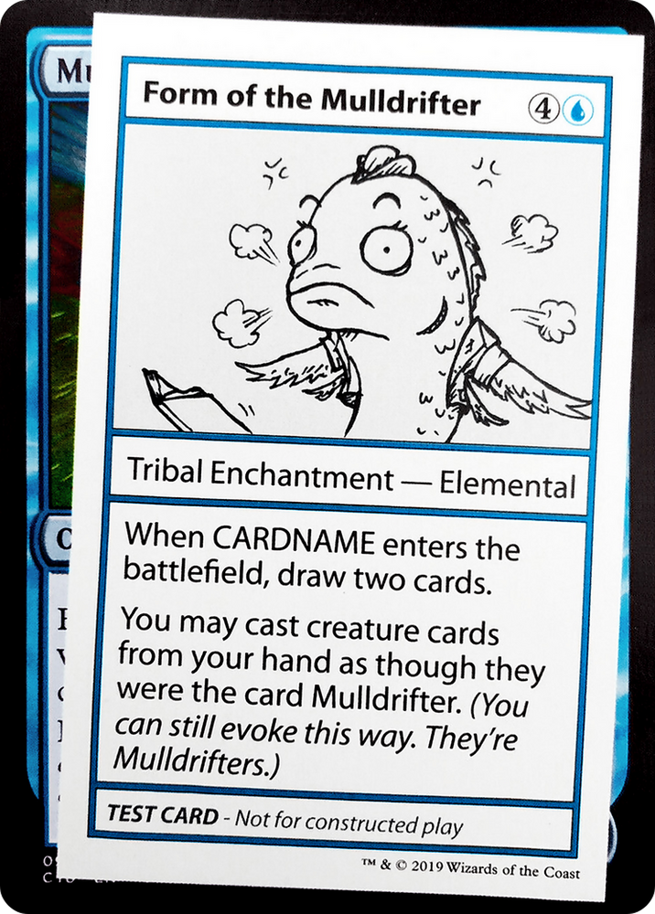 Form of the Mulldrifter (No PW Symbol) (CMB1-022) - Mystery Booster Playtest Cards 2021