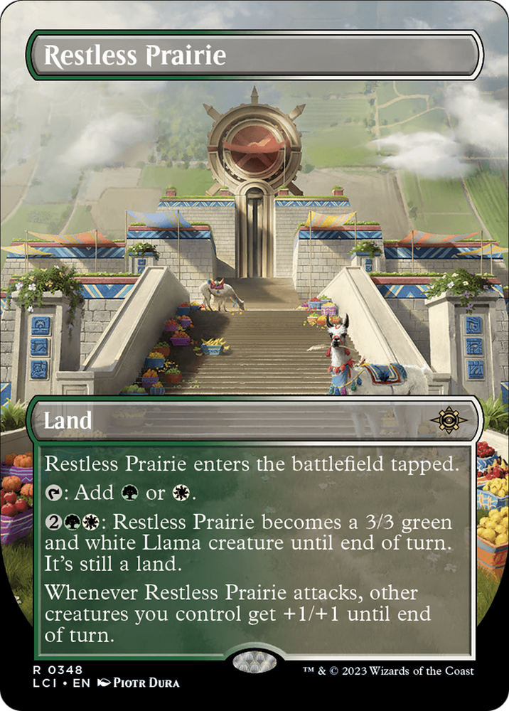 Restless Prairie (Borderless) (LCI-348) - The Lost Caverns of Ixalan (Borderless) Foil