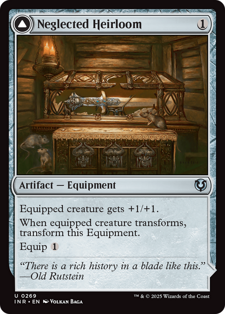 Neglected Heirloom // Ashmouth Blade (INR-269) - Innistrad Remastered Foil