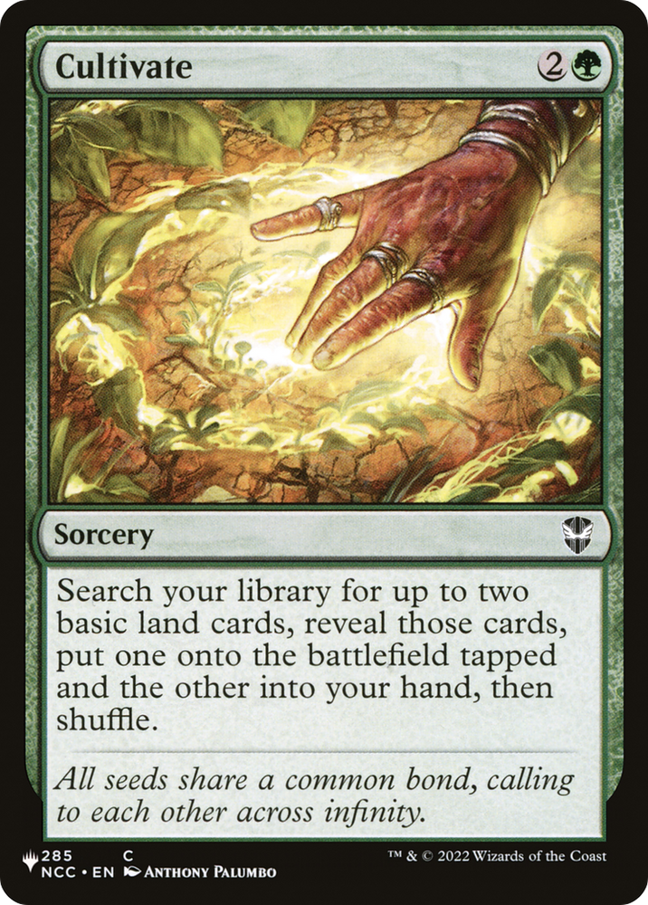 Cultivate (NCC) (LIST-NCC-285) - The List
