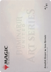 Benalish Sleeper // Benalish Sleeper (ADMU-004) - Dominaria United Art Series (Borderless) Foil