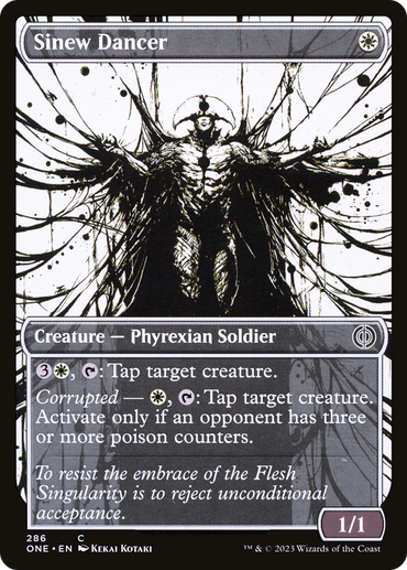 Sinew Dancer (Showcase) (ONE-286) - Phyrexia: All Will Be One: (Showcase) Foil