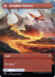 Riverglide Pathway (Borderless) (ZNR-289) - Zendikar Rising: (Showcase) (Borderless)