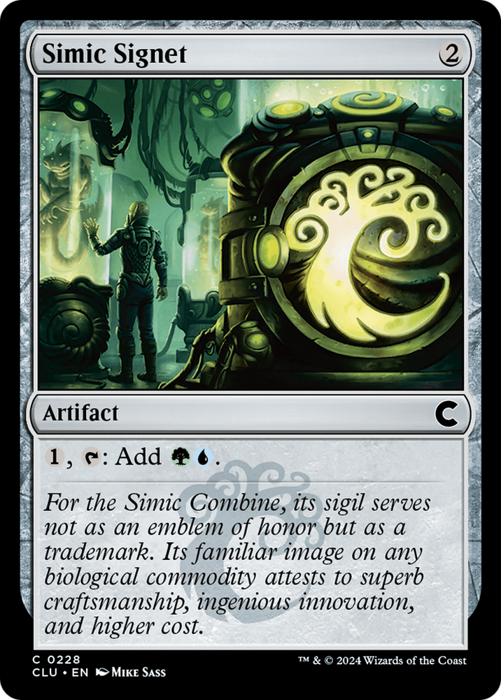 Simic Signet (CLU-228) - Ravnica: Clue Edition