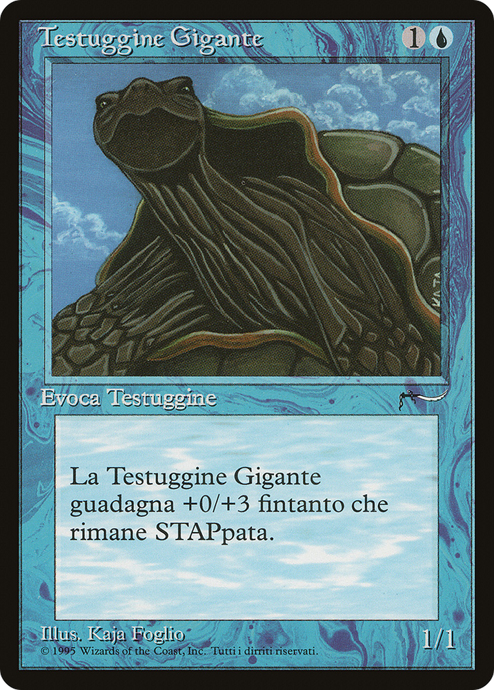 Giant Tortoise (Italian) - "Testuggine Gigante" (REN-027) - Rinascimento