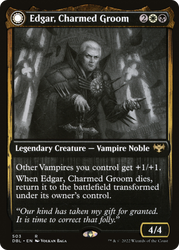 Edgar, Charmed Groom (DBL-503) - Innistrad: Double Feature: (Double Faced Transform) Foil