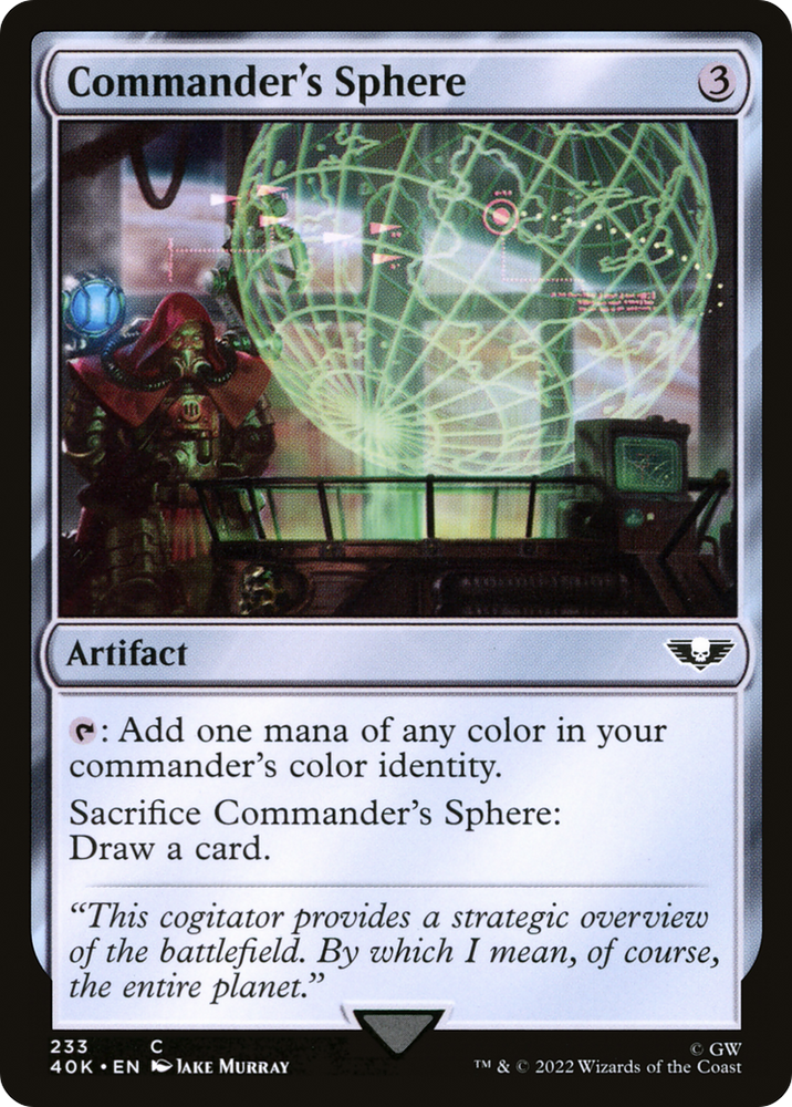 Commander's Sphere (233) (40K-233) - Warhammer 40,000 Commander