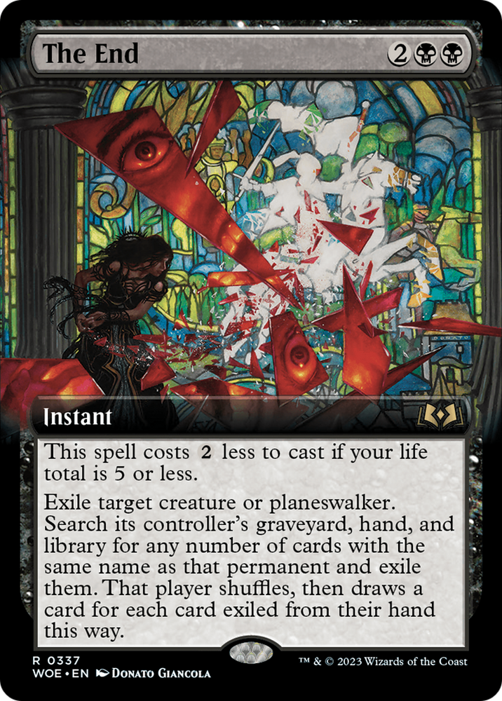 The End (Extended Art) (WOE-337) - Wilds of Eldraine: (Extended Art) Foil