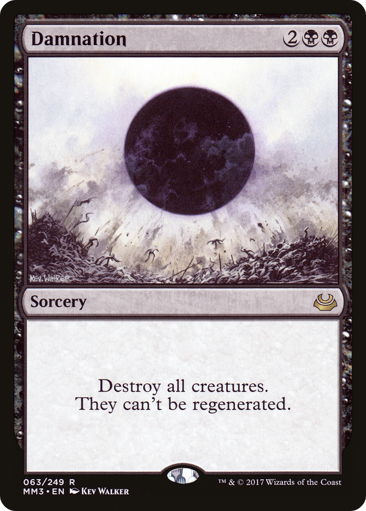 Damnation (MM3-063) - Modern Masters 2017 Foil