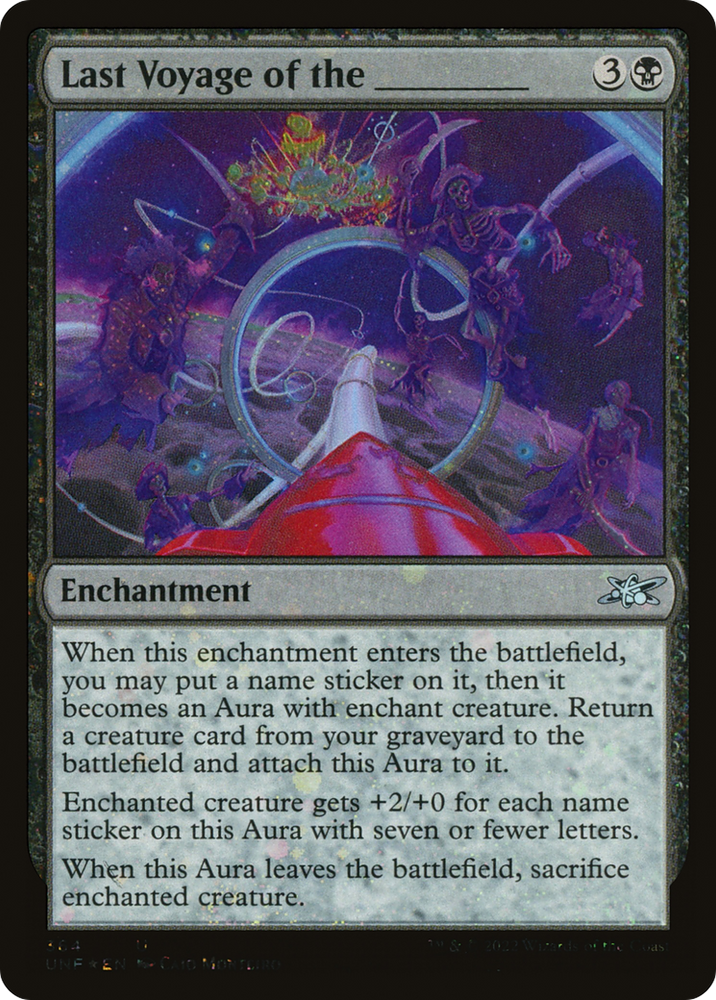 Last Voyage of the _______ (Galaxy Foil) (UNF-364) - Unfinity Foil