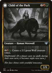 Child of the Pack (DBL-501) - Innistrad: Double Feature: (Double Faced Transform) Foil