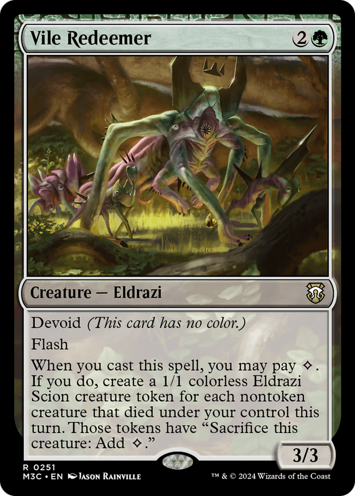 Vile Redeemer (M3C-251) - Modern Horizons 3 Commander: (devoid)