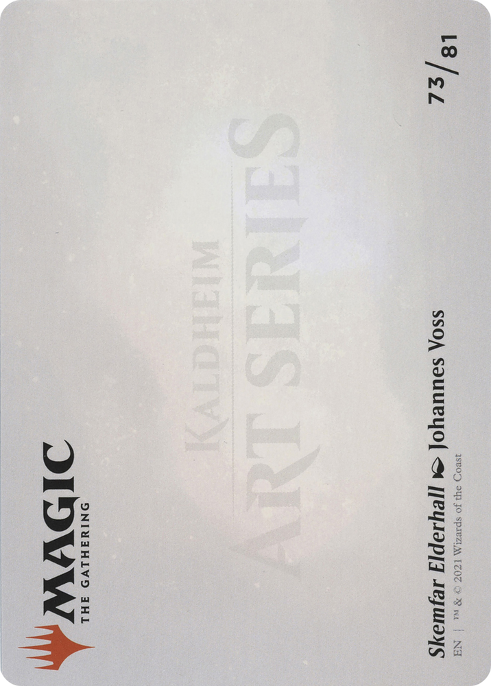 Skemfar Elderhall // Skemfar Elderhall (AKHM-073) - Kaldheim Art Series (Borderless) Foil
