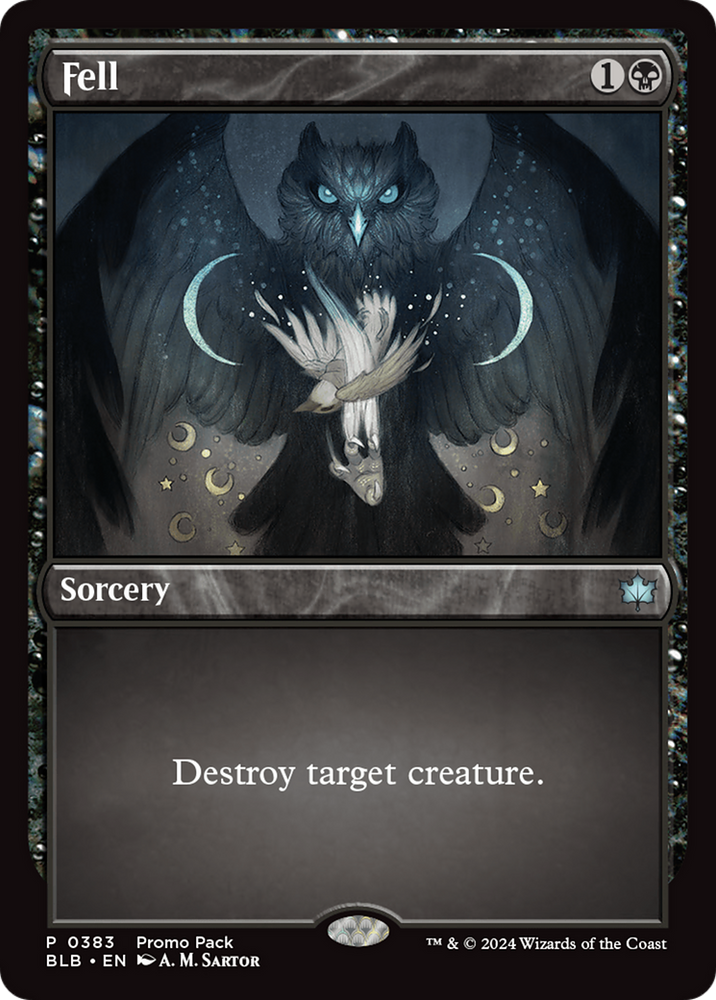 Fell (PPBLB-383) - Bloomburrow Foil