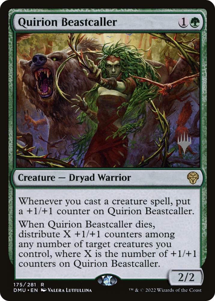 Quirion Beastcaller (PPDMU-175P) - Dominaria United Promos