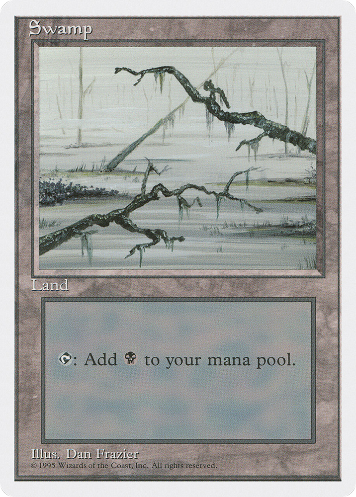 Swamp (C) (4ED-372) - Fourth Edition