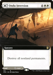 Ondu Inversion (Extended Art) (ZNR-321) - Zendikar Rising: (Extended Art)